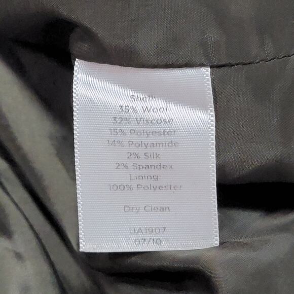 Talbots Plus Size 16W Blazer Jacket Wool Silk Blend Professional Classic Modern - Picture 4 of 8